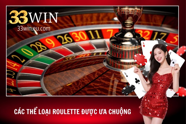 Các phiên bản Roulette tại 333WIN